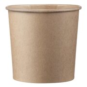 Eisbecher aus Kraftpapier FSC rund 350 ml braun  90 mm, 50 Stk.