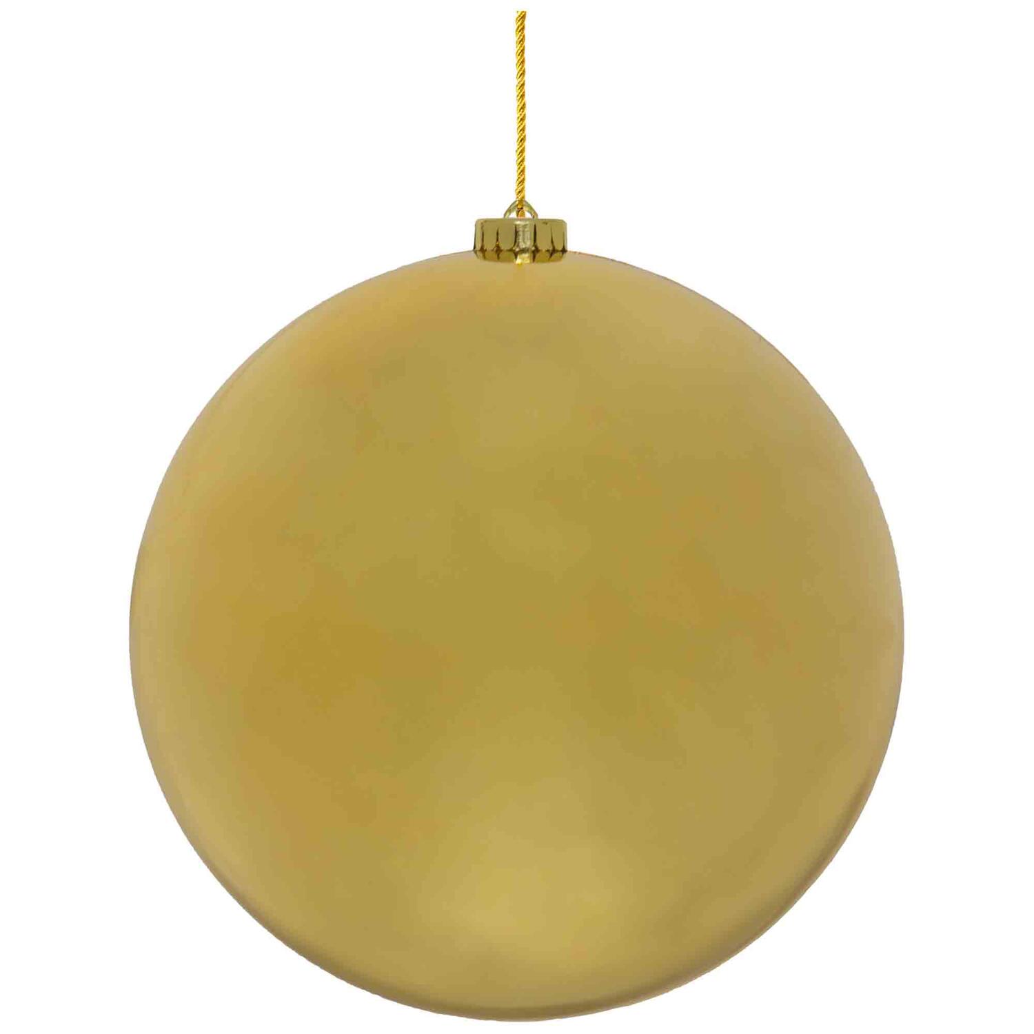 Weihnachtskugeln Christbaumkugeln XXL aus Kunststoff gold, 25cm, 1 Stk.