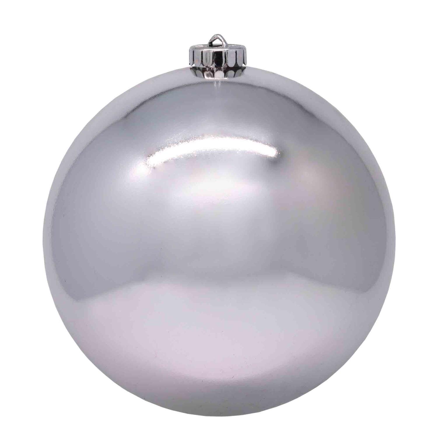 Weihnachtskugeln Christbaumkugeln XXL aus Kunststoff silber, 25cm, 1 Stk.