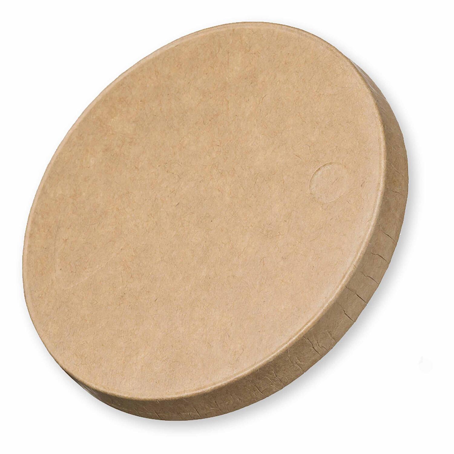 Deckel fr Eisbecher aus Kraftpapier braun   91mm, 140 - 350ml, 50 Stk.